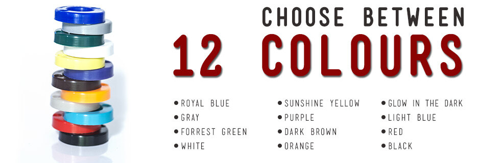 ID point holders in a range of colours