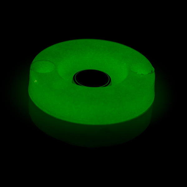 Glow-in-the-dark ID point holder