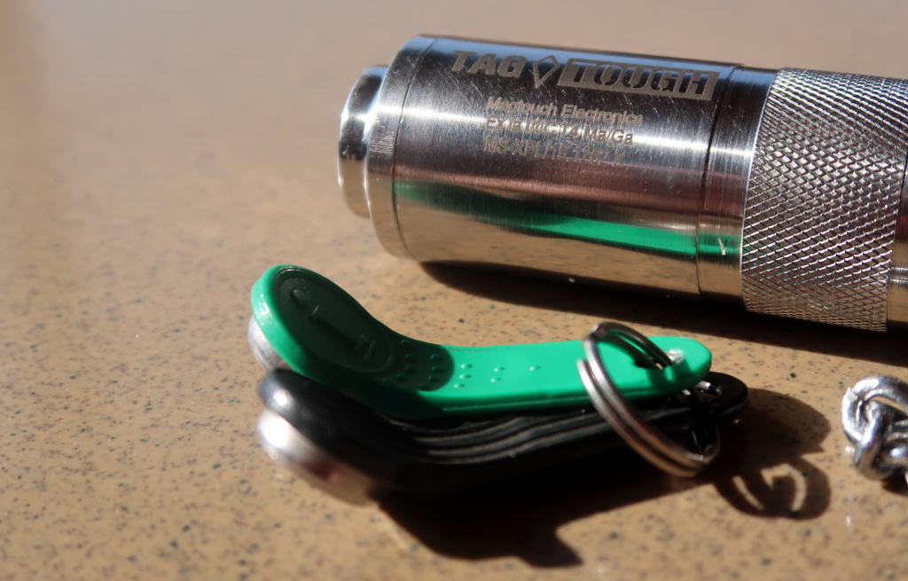Fob tags with baton