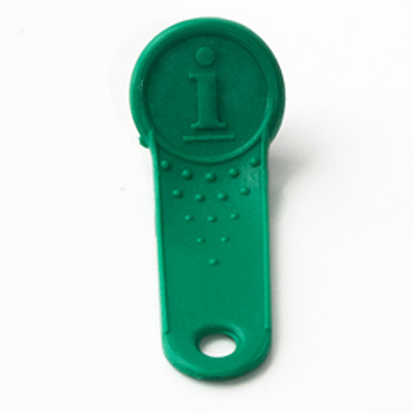 Green ID key tag