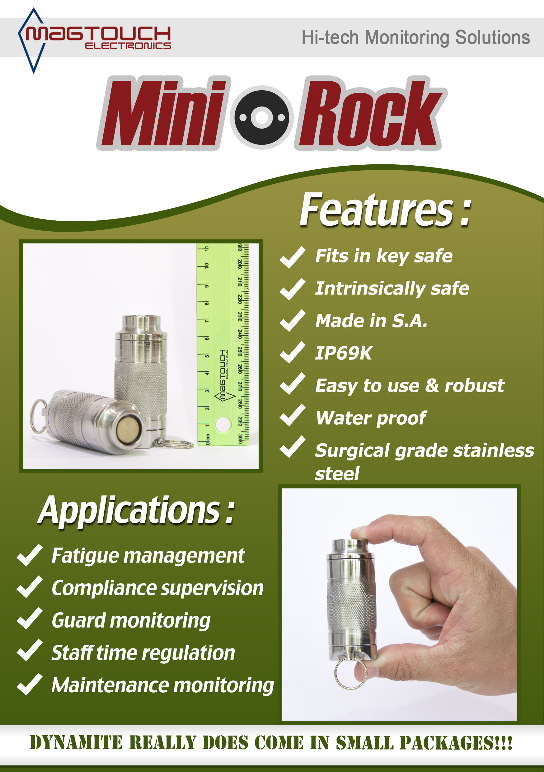 Mini Rock pamphlet Front