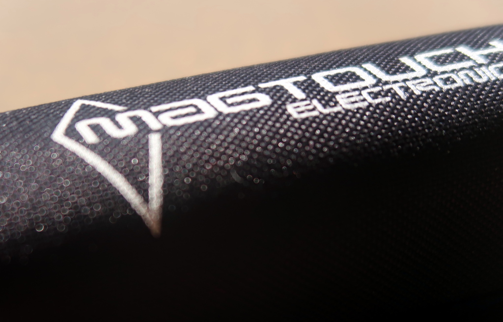 Logo on pouch